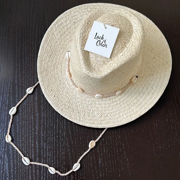 Lack of Color Seashell Fedora *size XL* Worn once! Restock alert: the Seashells Fedora is back, with just the  main image 3
